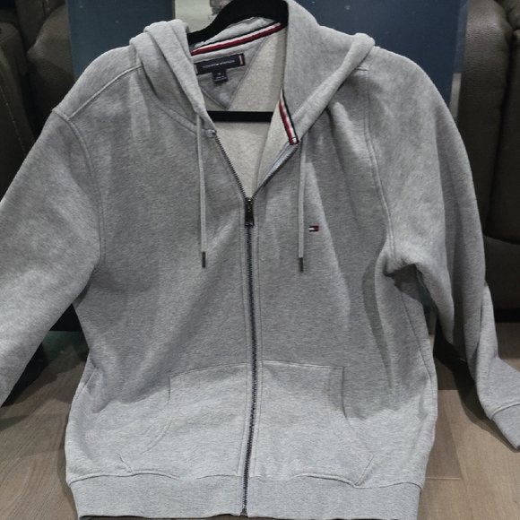 Tommy Hilfiger Other - Tommy Hilfiger Men's Zip-Up Gray Sweater